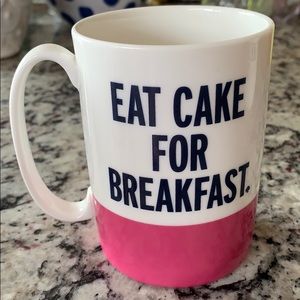 Kate Spade Eat Cake for Breakfast Mug